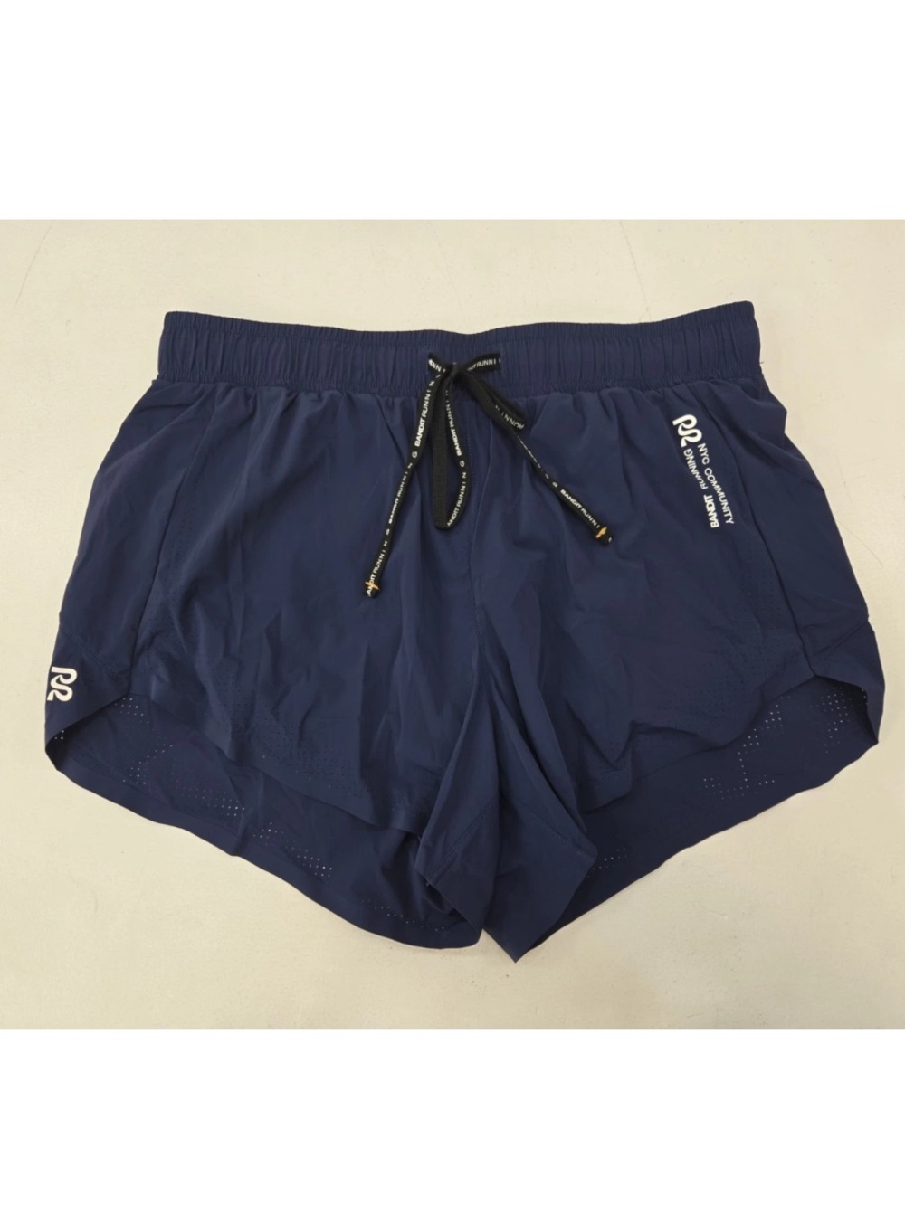 BANDIT RUNNING Vento 2-IN-1 Run Short Blue 3.5” Size S Womens